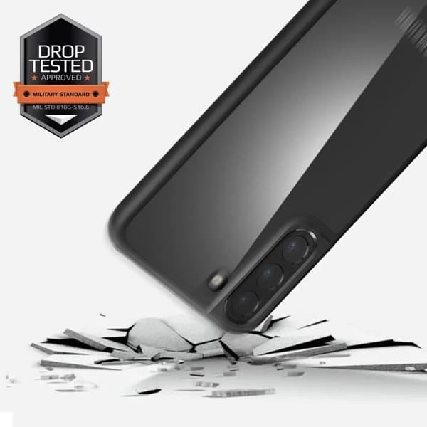 Samsung Galaxy S22 Fodral Stötsäker förstärkt Spigen Ultra Hybrid svart