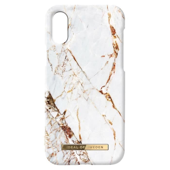 iPhone X och XS Fodral Carrara Gold Resistant Elegant design Ideal of Sweden