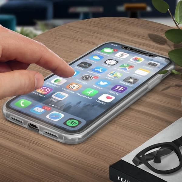 Skyddsskal - AVIZAR - iPhone 11 - Flexibelt transparent - Heltäckande skydd - Lätt design
