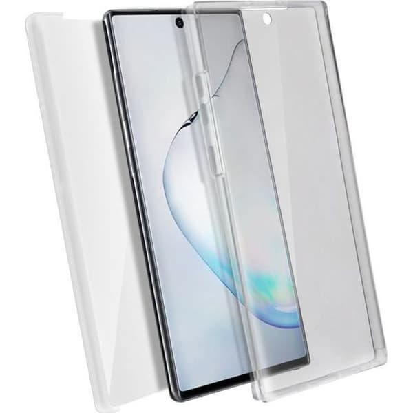 Coque - AVIZAR - Samsung Galaxy Note 10 Plus - Hård Baksida - Mjuk Fram - Transparent