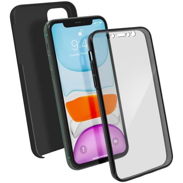 Skyddsskal - iPhone 11 - Hårt och Mjukt - Svart - Tunn och Lätt Design - Tillgång till funktioner