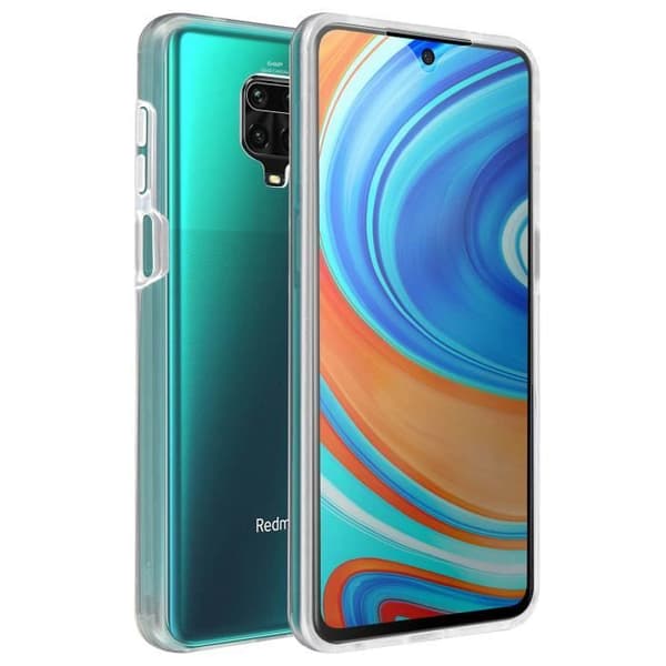 Coque - Xiaomi - Redmi Note 9S / 9 Pro / 9 Pro Max - Snygg - Transparent Vit - Tunn och lätt