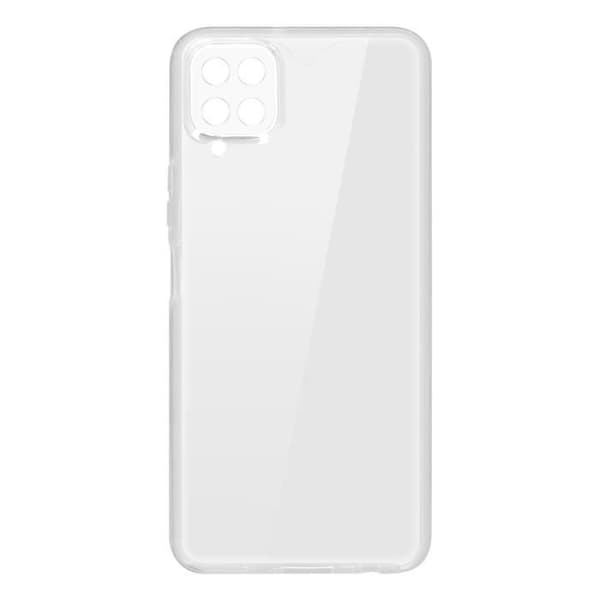 Fodral till Samsung Galaxy M12 hård bak och mjuk framsida - genomskinlig