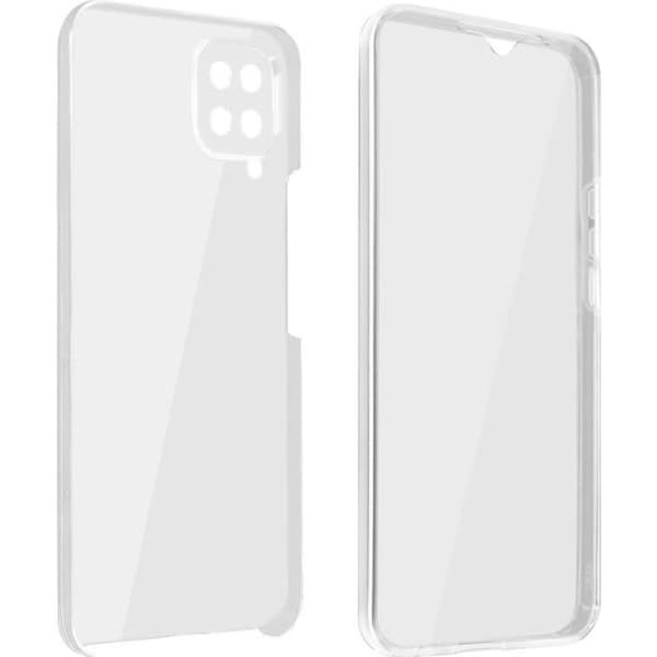 Fodral till Samsung Galaxy M12 hård bak och mjuk framsida - genomskinlig