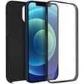 Miniatyrbild 1 av 4: Coque - Apple - iPhone 12 / 12 Pro - Hård Bakskydd - Mjuk Framsida - Svart