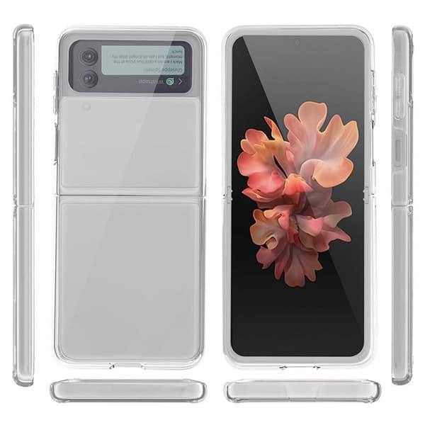 TPU+PC kotelo läpinäkyvä Samsung Galaxy Z Flip 4