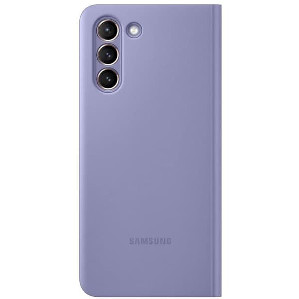 Smart Clear View Cover S21 Lila