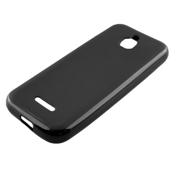 Mjukt TPU-skal för Nokia 6300 4G, stöttåligt skydd, lätt och flexibelt – färg svart
