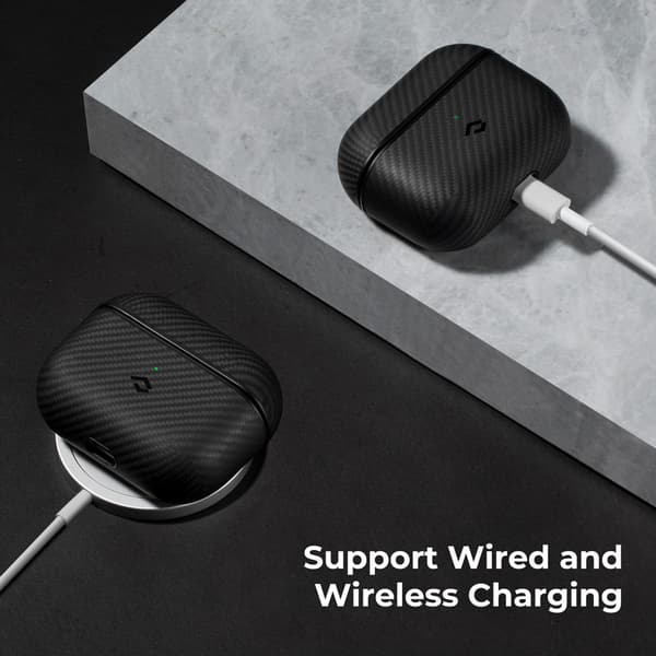 Pitaka AirPods 3 Kuori MagEZ Case Musta