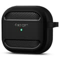 Miniatyrbild 6 av 6: Spigen Apple AirPods 3 (2021) Skal Rugged Armor Matt Svart