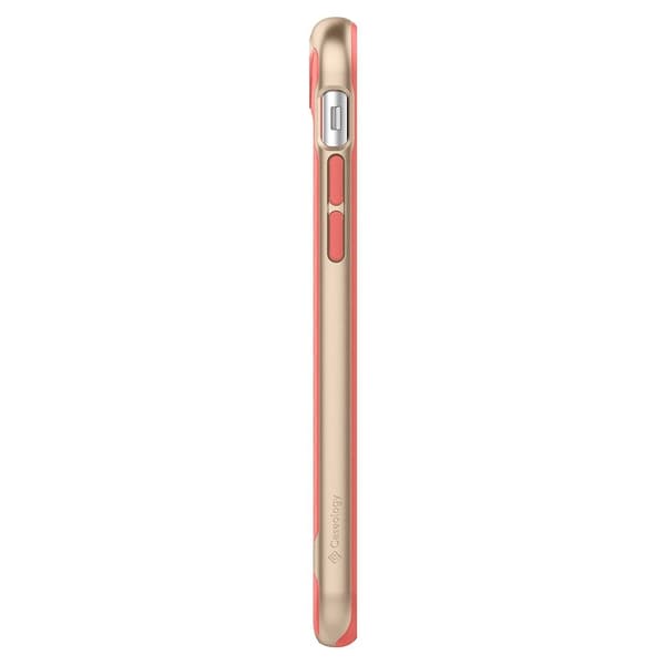 Spigen Caseology iPhone 7/8/SE Skal Parallax Coral Pink