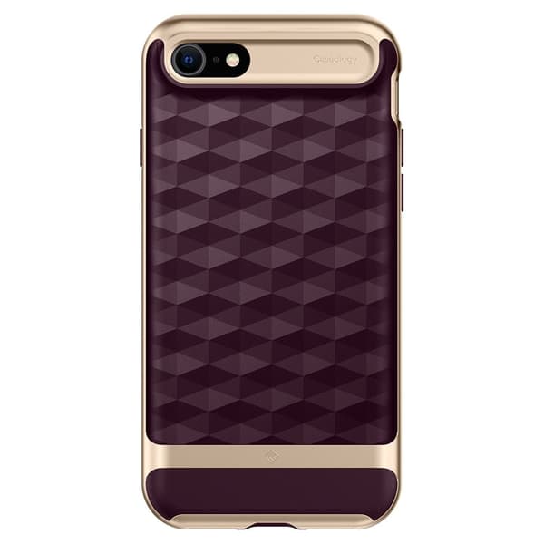 Spigen Caseology iPhone 7/8/SE Skal Parallax Burgundy