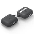 Miniatyrbild 6 av 6: Spigen Apple AirPods 3 (2021) Skal Silikon Fit Charcoal
