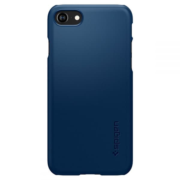 Spigen iPhone 7/8/SE Skal Thin Fit Navy Blå
