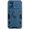Miniatyrbild 2 av 6: iPhone 13 Pro Max - NILLKIN CamShield Armor Hybrid Ring Skal - Blå