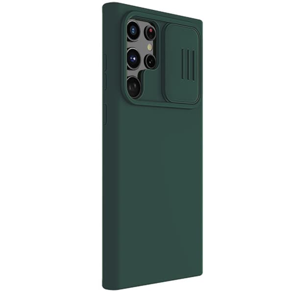 NILLKIN Samsung Galaxy S22 Ultra Skal CamShield Liquid Grön