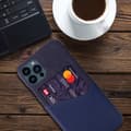 Miniatyrbild 4 av 4: iPhone 13 Pro Max - KSQ Skal Med Kortfack - Blå