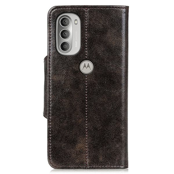 KHAZNEH Motorola Moto G51 Fodral Retro Brun