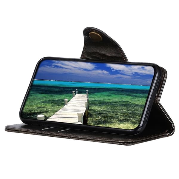KHAZNEH Motorola Moto G51 Fodral Retro Brun