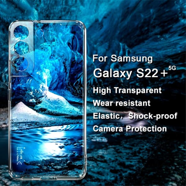 IMAK Samsung Galaxy S22 Plus Skal TPU Transparent