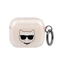 Miniatyrbild 1 av 2: Karl Lagerfeld AirPods 3 Glitter Choupette Skal Med Ring Guld