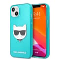 Miniatyrbild 1 av 2: Karl Lagerfeld iPhone 13 Skal TPU Choupette Fluorescent Blå