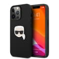 Miniatyrbild 1 av 2: Karl Lagerfeld iPhone 13 Pro Skal PU Läder Karl Head Svart