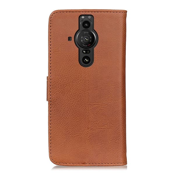 KHAZNEH Sony Xperia Pro-I Fodral Läder Brun