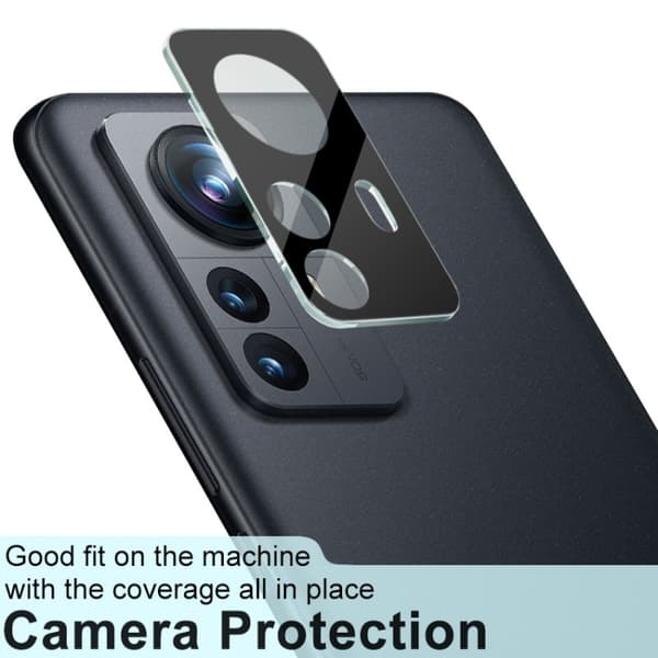 IMAK Xiaomi 12 Pro Linsskydd Härdat Glas Svart