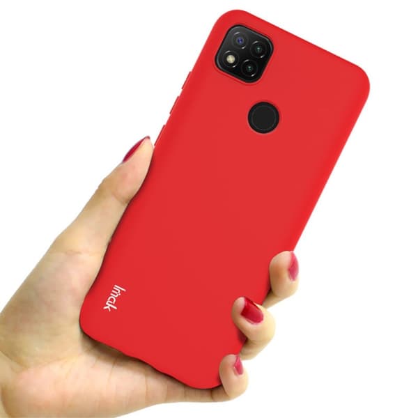 IMAK Xiaomi Redmi 9C Skal Skin Touch Röd