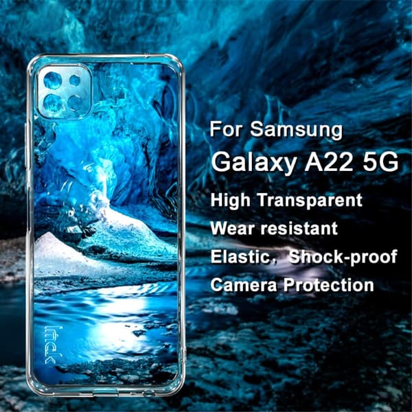 Samsung Galaxy A22 5G - IMAK Transparent TPU Skal
