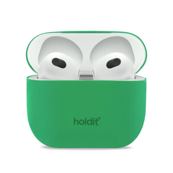 holdit Silikonfodral AirPods 3 Nygård Grass Green