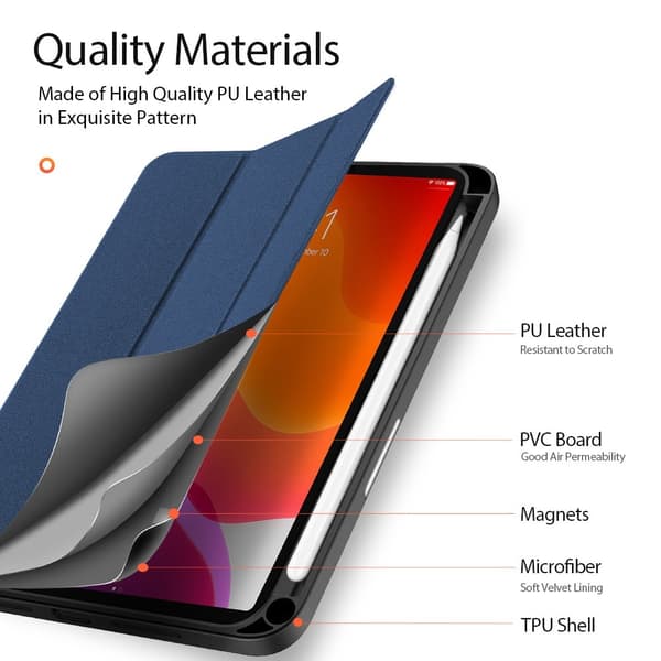 DUX DUCIS iPad Mini 2024/2021 Fodral DOMO Pennhållare Blå
