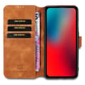 Miniatyrbild 6 av 6: iPhone 13 Pro - DG.MING Retro Läder Fodral - Brun