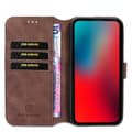 Miniatyrbild 6 av 6: iPhone 13 Mini - DG.MING Retro Läder Fodral - Brun