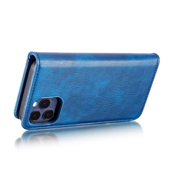 iPhone 12 / 12 Pro - DG.MING 2in1 Fodral / Magnet Skal - Blå