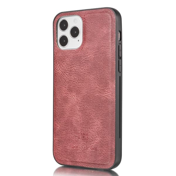 iPhone 13 - DG.MING 2in1 Magnet Fodral / Skal - Röd