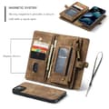 Miniatyrbild 6 av 6: CASEME iPhone 13 Fodral/Skal Magnet 2in1 Multifunktionell Brun