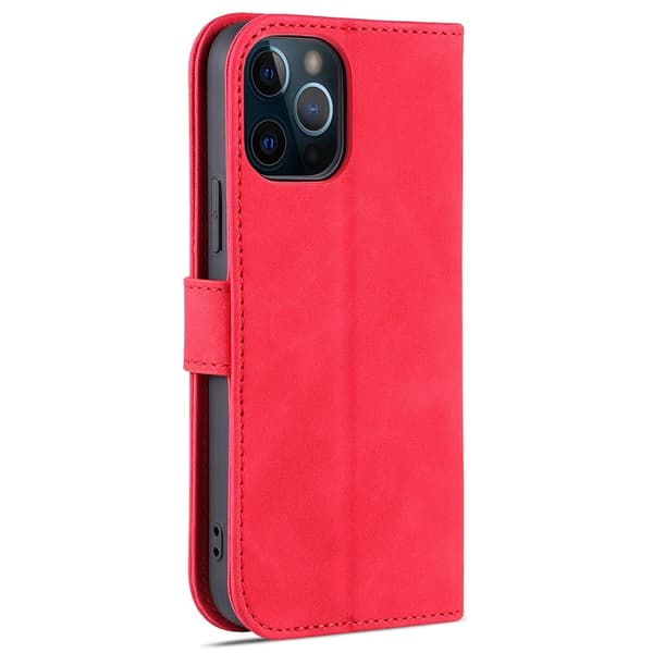 AZNS iPhone 13 Pro Fodral Läder Svart
