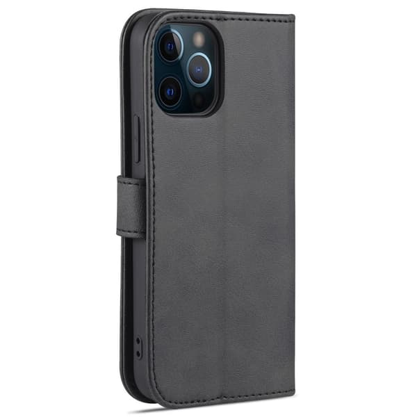 AZNS iPhone 12 Pro Max Fodral Läder Brun