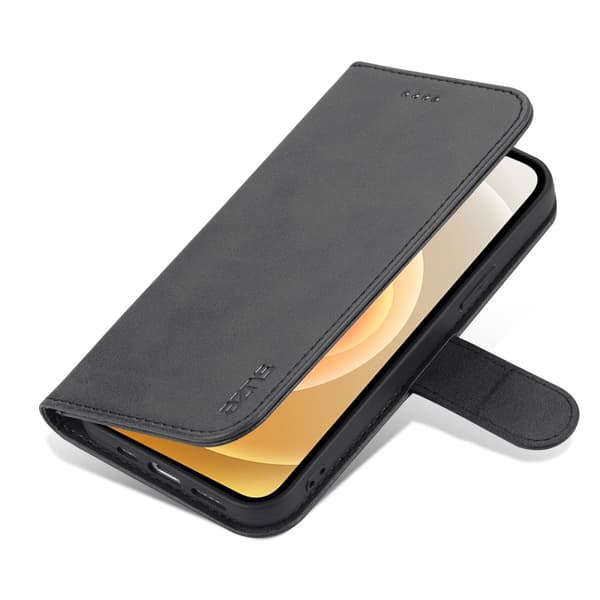 AZNS iPhone 12 Pro Max Fodral Läder Brun