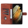 Miniatyrbild 6 av 6: AZNS Samsung Galaxy S22 Ultra Fodral Läder Brun