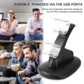 Miniatyrbild 3 av 6: Dockstation För Två Playstation PS4 Kontroller med LED-indikatorer