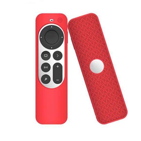 Apple TV 4K 2021 Silikonskal För Kontroll   Box - Ljus Rosa