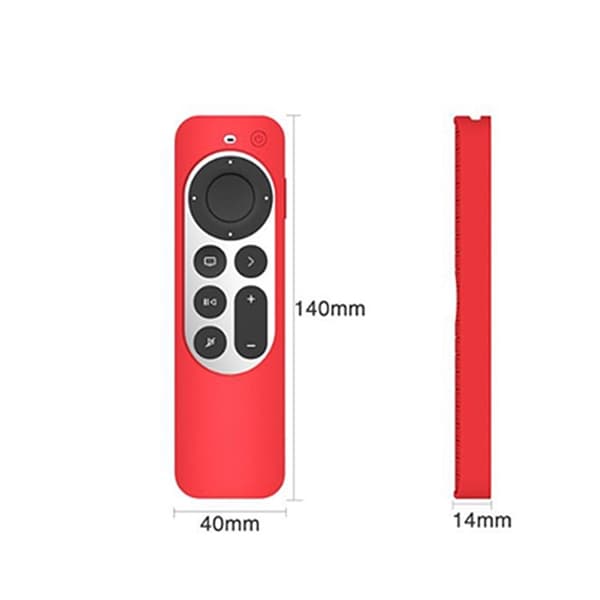 Apple TV 4K 2021 Silikonskal För Kontroll   Box - Ljus Rosa