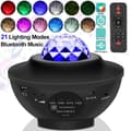 Miniatyrbild 2 av 6: Galaxylampa / Stjärnprojektor LED Med Bluetooth Högtalare