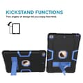 Miniatyrbild 4 av 5: iPad 10.2 2019/2020/2021 Shockproof Hybrid Skal Med Kickstand Svart/Blå