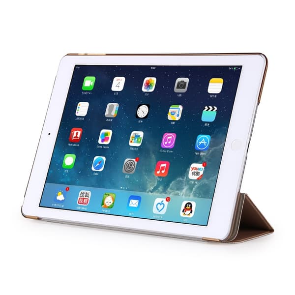iPad Air / 9.7" (2017) / (2018) - Slimfit Tri-Fold Fodral - Guld