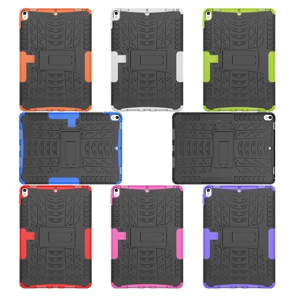 iPad Air 10.5 (2019) / Pro 10.5 (2017) - Rugged Kickstand Armor Skal - Lila