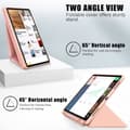 Miniatyrbild 2 av 5: iPad Air 2025-2020 / Pro 11 Fodral Läder Origami Roséguld